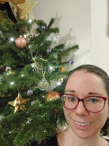 Me and Christmas tree