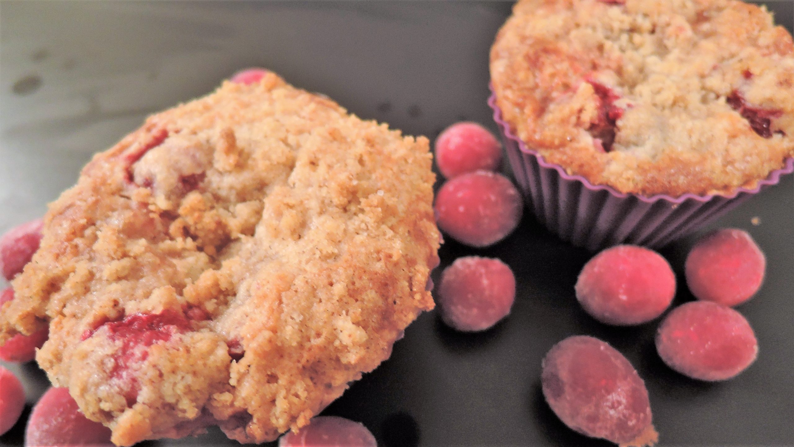 Cranberry Struesel Muffins