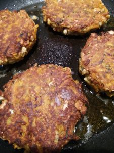 Fried Carrot and Cashew Fritters