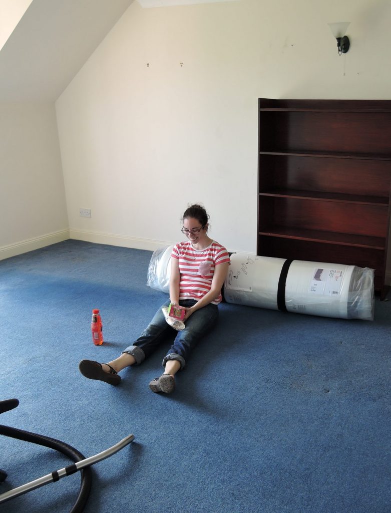 An empty flat on moving day