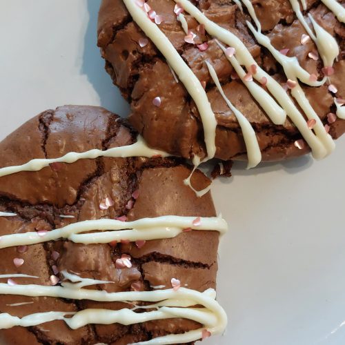 Valentine's Brownie Cookies